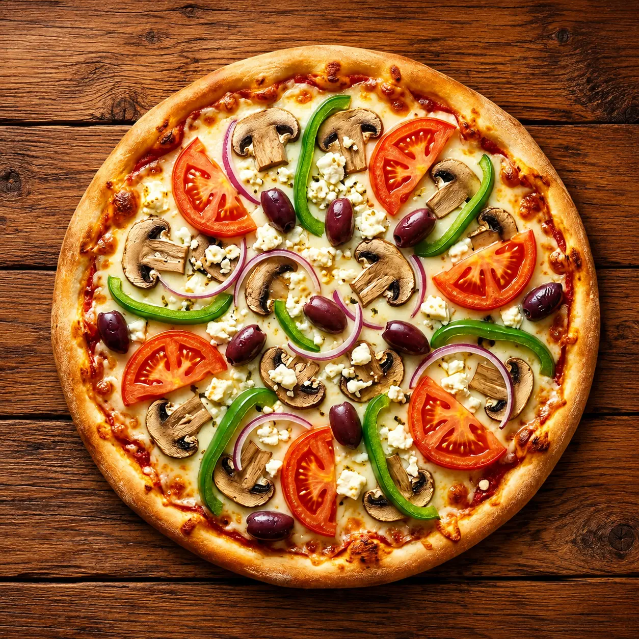 Greek Vegetarian Pizza Calgary at Fourth Street Pizza